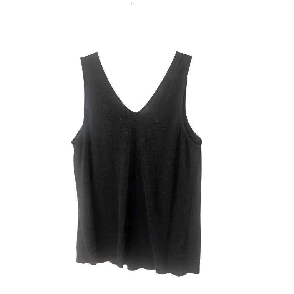 Sundance linen tunic charcoal color sz Large